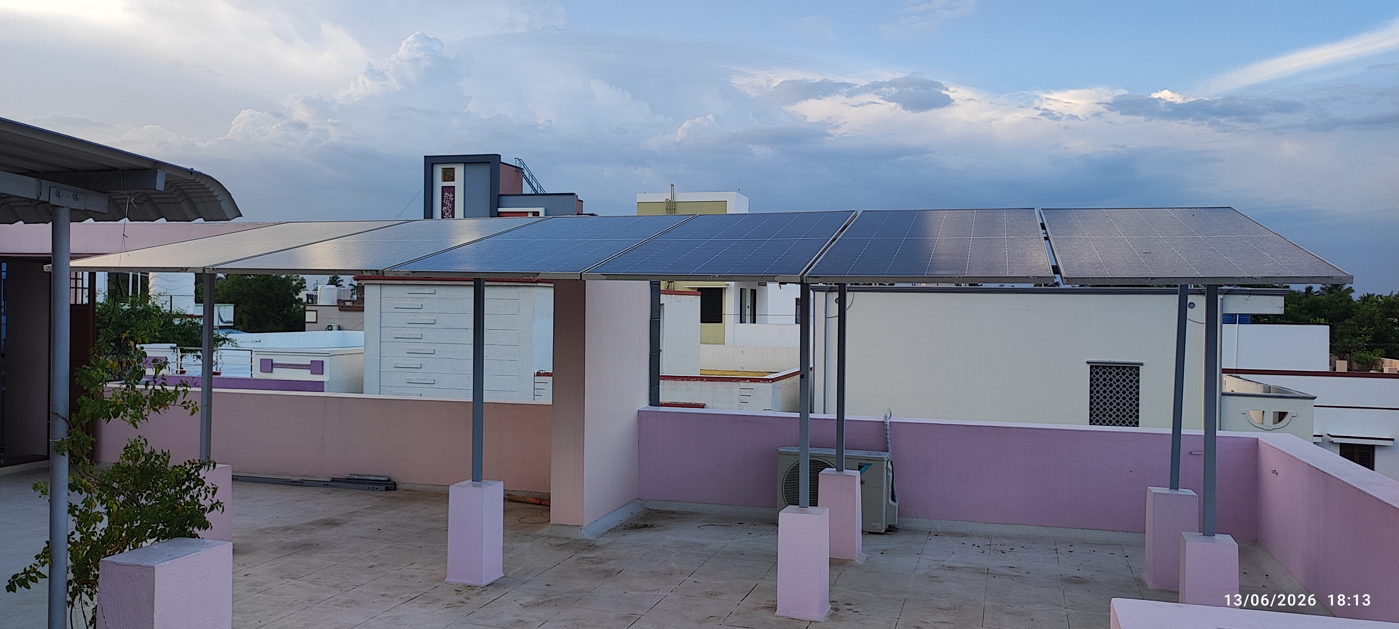 Solar installation in Erode